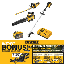 DeWalt FLEXVOLT Outdoor Combo Kit 3pc 54V 9Ah with BONUS