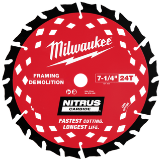 Milwaukee Circular Saw Blade Nitrus Carbide 184mm 24T