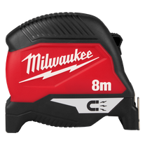 Milwaukee Compact Magnetic Tape Measure 8M