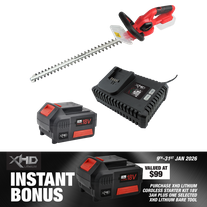 XHD Lithium Starter Kit 18V 3Ah with Hedge Trimmer 610mm 18V