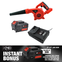 XHD Lithium Starter Kit 18V 3Ah with Blower/Vacuum 18V