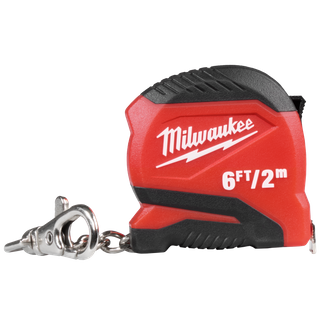 Milwaukee Compact Keychain Tape Measure 2M