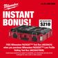 Milwaukee PACKOUT Low Profile Rolling Tool Box with BONUS PACKOUT Toolbox Small