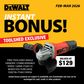 DeWalt Metal Cut off Saw with Bonus ToolShed Variable Speed Angle Grinder