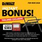 DEWALT Table Saw Heavy Duty 254mm 2000W with Bonus Stand and Bevel Box
