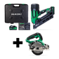 HiKOKI Cordless Brushless Metal Connector Nailer & 125mm Circ Saw Kit