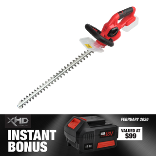 XHD Lithium Hedge Trimmer 610mm with 3Ah Battery 18V