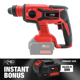 XHD Lithium Rotary Hammer Drill with 3Ah Battery 18V