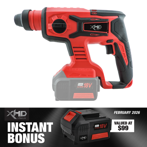 XHD Lithium Rotary Hammer Drill with 3Ah Battery 18V