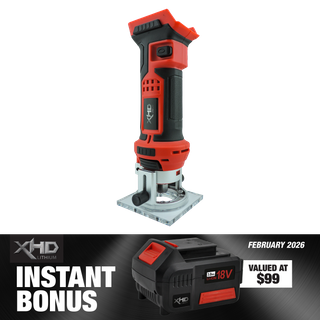 XHD Lithium Router Trimmer with 3Ah Battery 18V