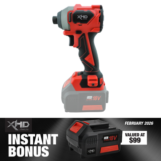 XHD Lithium Heavy Duty Impact Driver 220Nm with 3Ah Battery 18V
