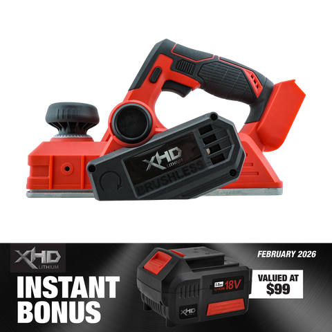 XHD Lithium Planer with 3Ah Battery 18V