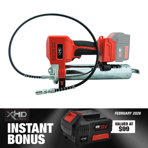 XHD Lithium Grease Gun with 3Ah Battery 18V