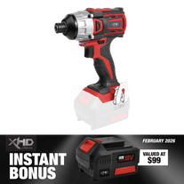 XHD Lithium Impact Driver 180Nm with 3Ah Battery 18V