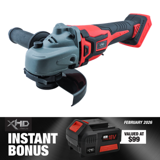 XHD Lithium Angle Grinder with 3Ah Battery 18V