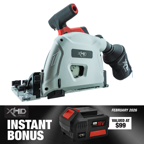 XHD Lithium Rail Saw with 3Ah Battery 18V