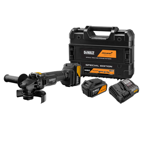DEWALT X McLaren Cordless Angle Grinder 125mm 18V 5Ah