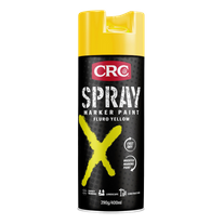 CRC Spray Marker Paint Fluro Yellow 400ml