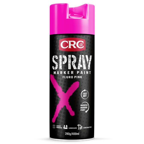 CRC Spray Marker Paint Fluro Pink 400ml