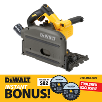 DEWALT FLEXVOLT Cordless Plunge Saw Brushless 54V Skin with BONUS TRUXON Blades