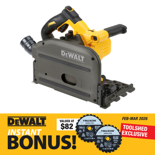DEWALT FLEXVOLT Cordless Plunge Saw Brushless 54V Skin with BONUS TRUXON Blades
