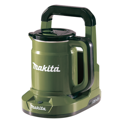 Makita LXT Cordless Kettle 800ml Olive 36V (2x18V) - Bare Tool