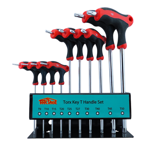 ToolShed Torx Key Set 10pc T Handle with Stand