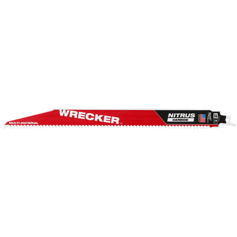 Milwaukee WRECKER with Nitrus Carbide Teeth 300mm 12in 6TPI 1pk