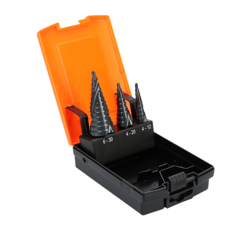 ToolShed Step Drill Bit Set 3pc