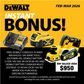 DEWALT Compound Sliding Mitre Saw 305mm with DeWalt Cordless Planer Kit 18V