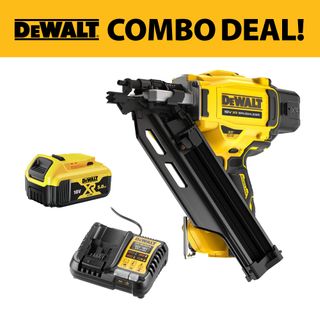 DEWALT Cordless Framing Nailer 18V with 5Ah Battery and Charger