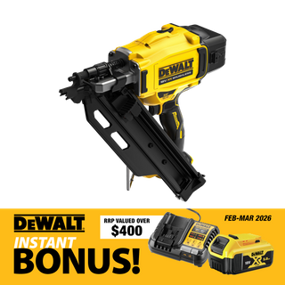 DEWALT Cordless Framing Nailer 18V with 5Ah Battery and Charger