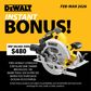DEWALT Framing and Finishing Nailer Kit 18V 5Ah with 18v Circ Saw