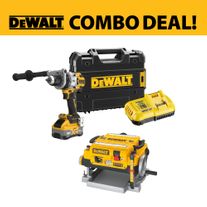 DEWALT Thicknesser Portable 330x152mm with Cordless Hammer Drill HD 18V