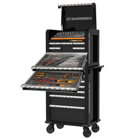 GEARWRENCH 135pc Combo Tool Kit with 28in Tool Chest