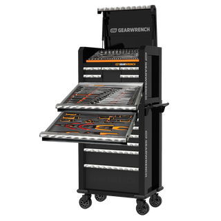 GEARWRENCH 135pc Combo Tool Kit with 28in Tool Chest + Trolley