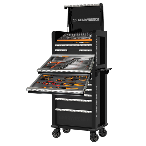 GEARWRENCH 135pc Combo Tool Kit with 28in Tool Chest + Trolley