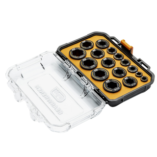 GEARWRENCH Bolt Biter Impact Wrench Insert Set SAE/Metric 16Pc