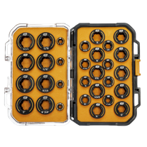 GEARWRENCH Bolt Biter Impact Wrench Insert Set SAE/Metric 30Pc