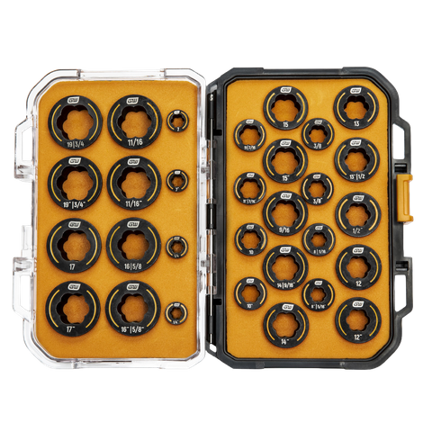 GEARWRENCH Bolt Biter Impact Wrench Insert Set SAE/Metric 30Pc