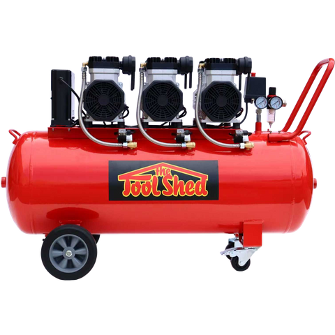ToolShed Air Compressor Direct Drive Oilless 4.5hp 150 Litre