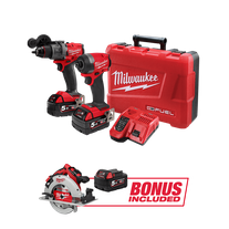 Milwaukee M18 FUEL Cordless Hammer Drill & Impact Driver BL18V with BONUS