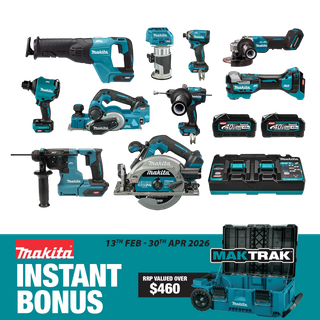 Makita XGT Cordless Combo Kit 233G Brushless 10pc 40V 4Ah