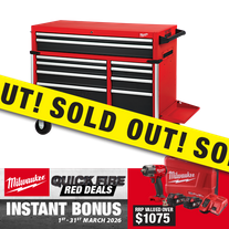 Milwaukee 46in Steel Storage High Capacity Cabinet with BONUS