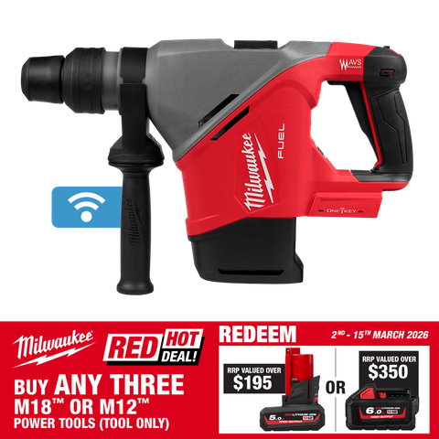 Milwaukee M18 FUEL Rotary Hammer Drill SDS MAX 40mm 18V - Bare Tool
