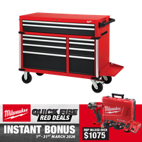 Milwaukee 46in Steel Storage High Capacity Cabinet with BONUS