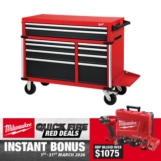 Milwaukee 46in Steel Storage High Capacity Cabinet with BONUS