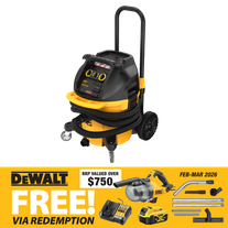 DEWALT Vacuum Cleaner Auto Clean M 38L with BONUS