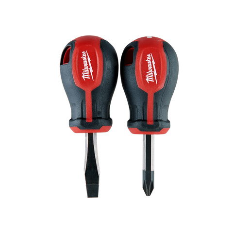 Milwaukee Tri-Lobe Stubby Screw Driver Set 2pc