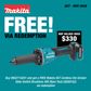 Makita XGT Cordless Impact Wrench 1/2in & Angle Grinder 125mm 40V 4Ah